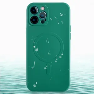 RUBBER MAGSAFE Obal Apple iPhone 13 Pro tmavozelený