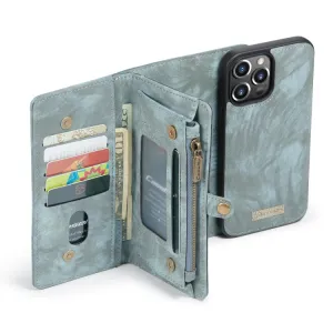 WALLET Ochranný kryt s peňaženkou 2v1 pre Apple iPhone 13 Pro modrý