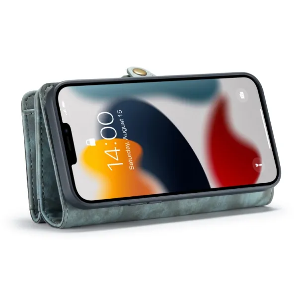 WALLET Ochranný kryt s peňaženkou 2v1 pre Apple iPhone 13 Pro modrý