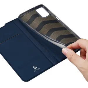 DUX Peňaženkový kryt Samsung Galaxy A03s modrý