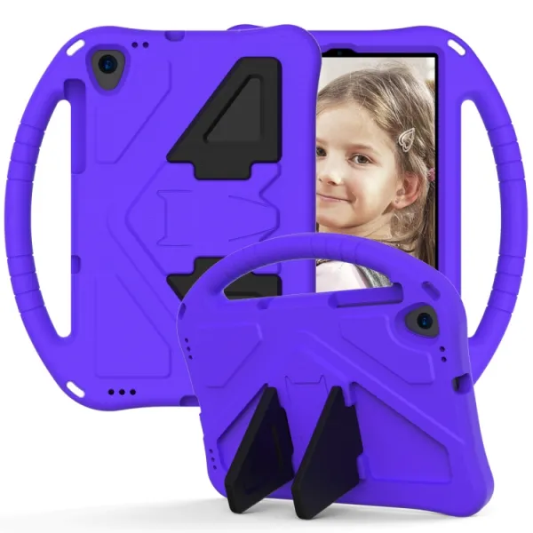 KIDDO Detský obal Lenovo Tab M10 Plus (TB-X606F / TB-X606L/ZA5T0081CZ/ZA5V0206CZ) fialový