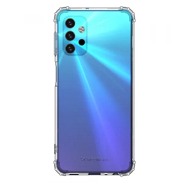 MG Anti Shock Military silikónový kryt na Samsung Galaxy A32 5G, priesvitný