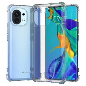 MG Anti Shock Military silikónový kryt na Xiaomi Mi 11, priesvitný