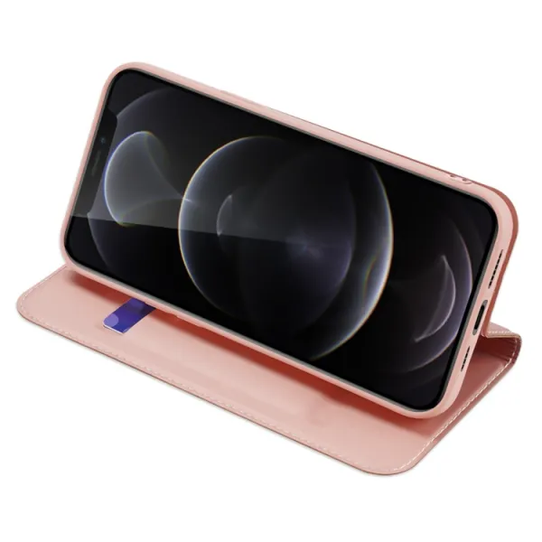 DUX Peňaženkový kryt Apple iPhone 13 Pro Max ružový