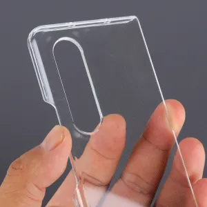 Ochranný plastový kryt Samsung Galaxy Z Fold 3 5G priehľadný