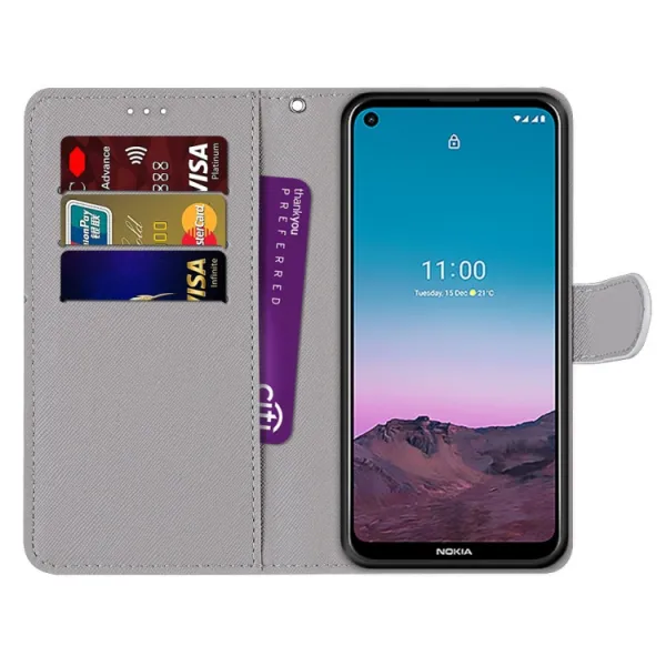 ART Peňaženkový kryt Nokia 5.4 MARBLE