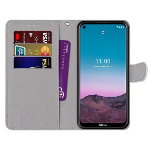 ART Peňaženkový kryt Nokia 5.4 MARBLE