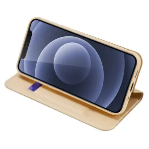 DUX Peňaženkový kryt Apple iPhone 13 mini zlatý