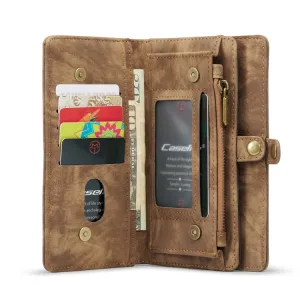 WALLET Ochranný kryt s peňaženkou 2v1 pre Apple iPhone 13 Pro hnedý
