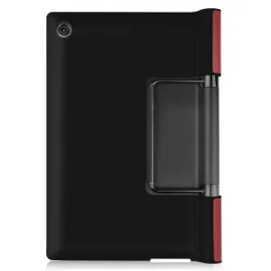 LEATHER Zaklápací obal Lenovo Yoga Tab 11 tmavočervený