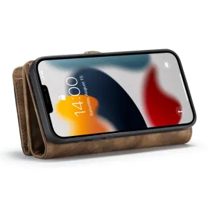 WALLET Ochranný kryt s peňaženkou 2v1 pre Apple iPhone 13 Pro hnedý