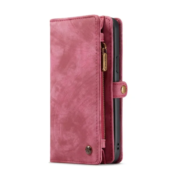 WALLET Ochranný kryt s peňaženkou 2v1 pre Apple iPhone 13 Pro ružový