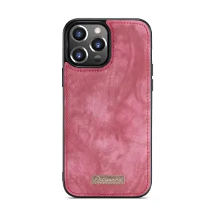 WALLET Ochranný kryt s peňaženkou 2v1 pre Apple iPhone 13 Pro ružový