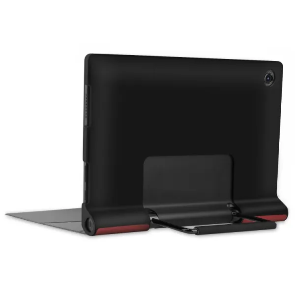 LEATHER Zaklápací obal Lenovo Yoga Tab 11 tmavočervený