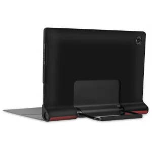 LEATHER Zaklápací obal Lenovo Yoga Tab 11 tmavočervený