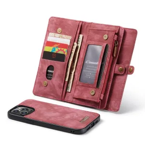 WALLET Ochranný kryt s peňaženkou 2v1 pre Apple iPhone 13 Pro ružový