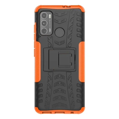 STAND Extra odolný obal Motorola Moto G60 oranžový