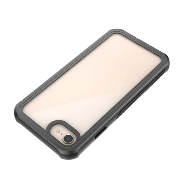 SOLID Obojstranný kryt Apple iPhone iPhone SE 2022 / 2020 / iPhone 8 / 7 čierny