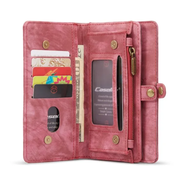WALLET Ochranný kryt s peňaženkou 2v1 pre Apple iPhone 13 Pro ružový