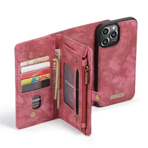 WALLET Ochranný kryt s peňaženkou 2v1 pre Apple iPhone 13 Pro ružový