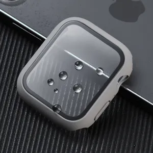 Plastový kryt s ochranným sklom pre Apple Watch6 / SE / 5 / 4 (44mm) ružový