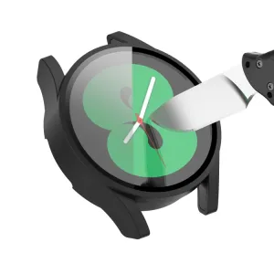 Ochranný kryt s tvrdeným sklom pre Samsung Galaxy Watch 4 40mm modrý