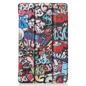 ART Zaklápací obal Lenovo Tab M8 (TB-8505) / Tab M8 3. generácia GRAFFITI