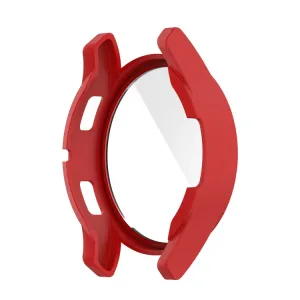 Ochranný kryt s tvrdeným sklom pre Samsung Galaxy Watch 4 40mm červený