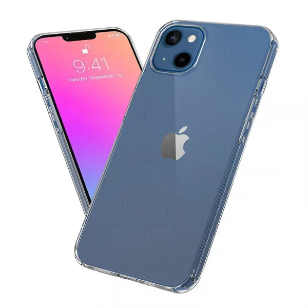 Silikónový kryt Apple iPhone 13 mini priehľadný