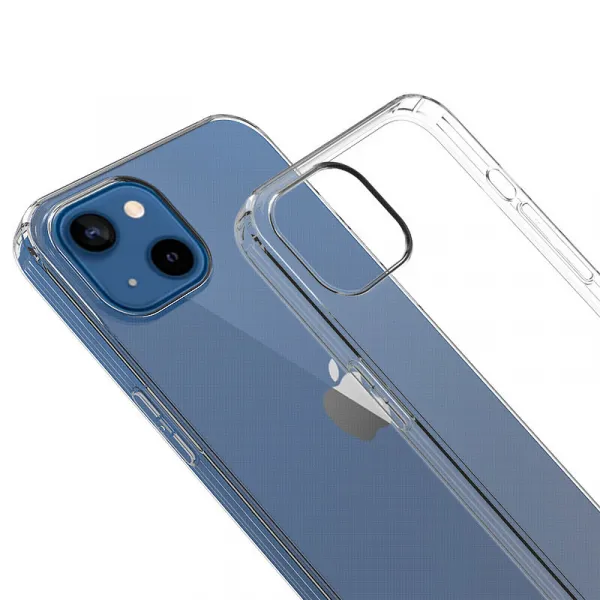 Silikónový kryt Apple iPhone 13 mini priehľadný