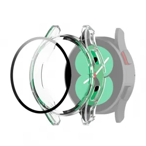 Ochranný kryt s tvrdeným sklom pre Samsung Galaxy Watch 4 44mm priehľadný