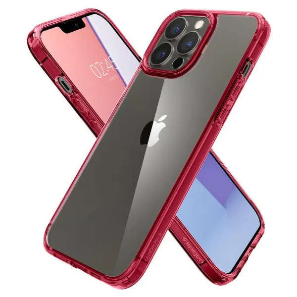 SPIGEN ULTRA HYBRID Apple iPhone 13 Pro červený