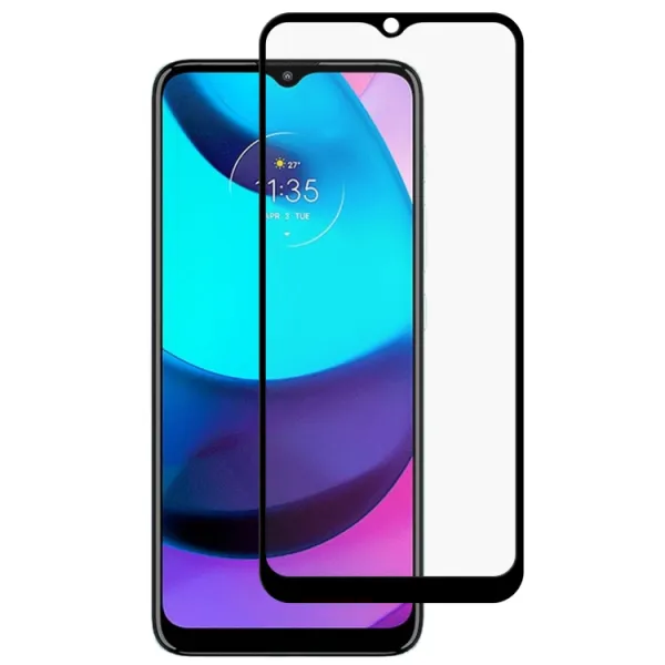 3D Temperované sklo Motorola Moto E20 čierne