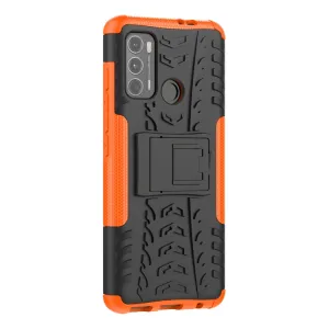 STAND Extra odolný obal Motorola Moto G60 oranžový