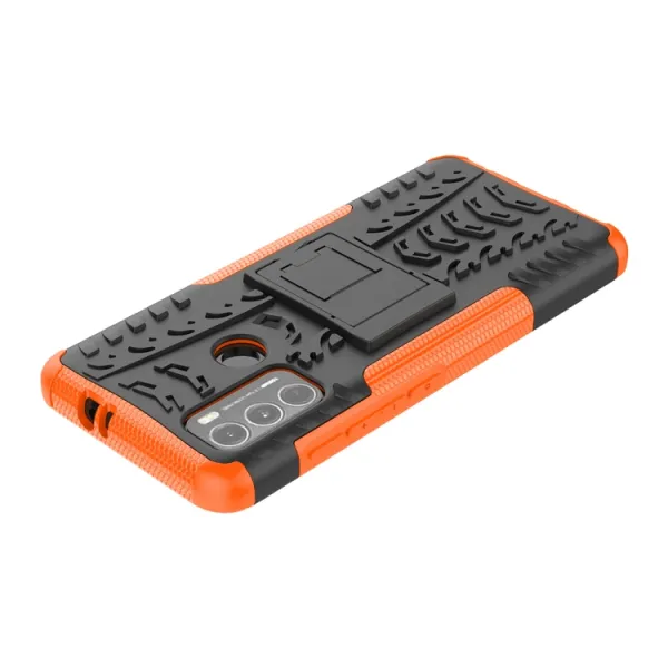 STAND Extra odolný obal Motorola Moto G60 oranžový