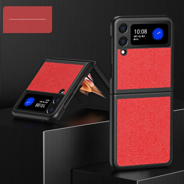 GRAIN Plastový kryt Samsung Galaxy Z Flip 3 5G červený