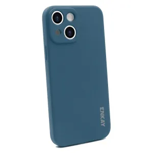 ENKAY Obal + 3D sklo Apple iPhone 13 modrý