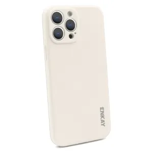 ENKAY Obal + 3D sklo Apple iPhone 13 Pro Max béžový