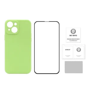 ENKAY Obal + 3D sklo Apple iPhone 13 modrý