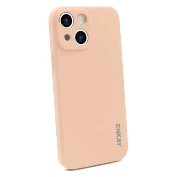 ENKAY Obal + 3D sklo Apple iPhone 13 mini ružový