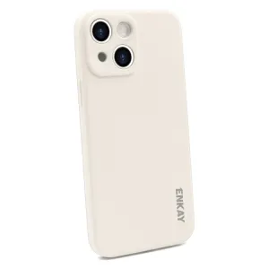 ENKAY Obal + 3D sklo Apple iPhone 13 mini béžový