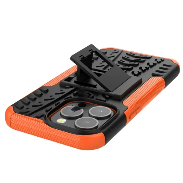 STAND Extra odolný obal Apple iPhone 13 Pro Max oranžový