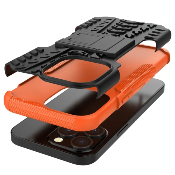 STAND Extra odolný obal Apple iPhone 13 Pro Max oranžový