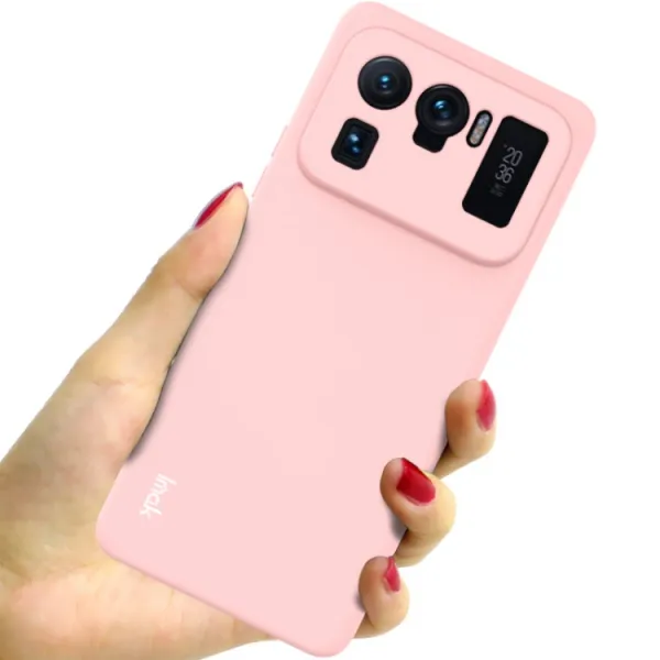 IMAK RUBBER Gumený kryt Xiaomi Mi 11 Ultra ružový