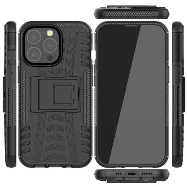 STAND Extra odolný obal Apple iPhone 13 Pro čierny