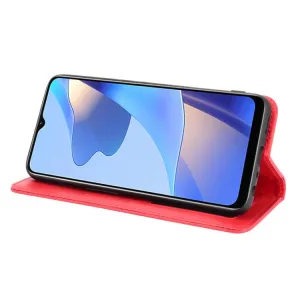 BUSINESS Peňaženkový kryt Oppo A16 / Oppo A16s červený