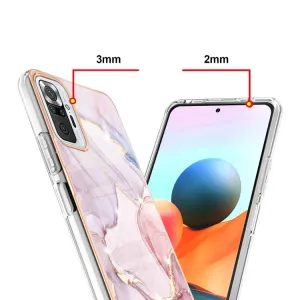 IMD MARBLE Ochranný kryt Xiaomi Redmi Note 10 Pro ROSE GOLD