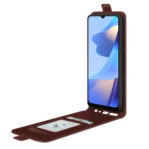 Vyklápacie puzdro Oppo A16 / Oppo A16s hnedé