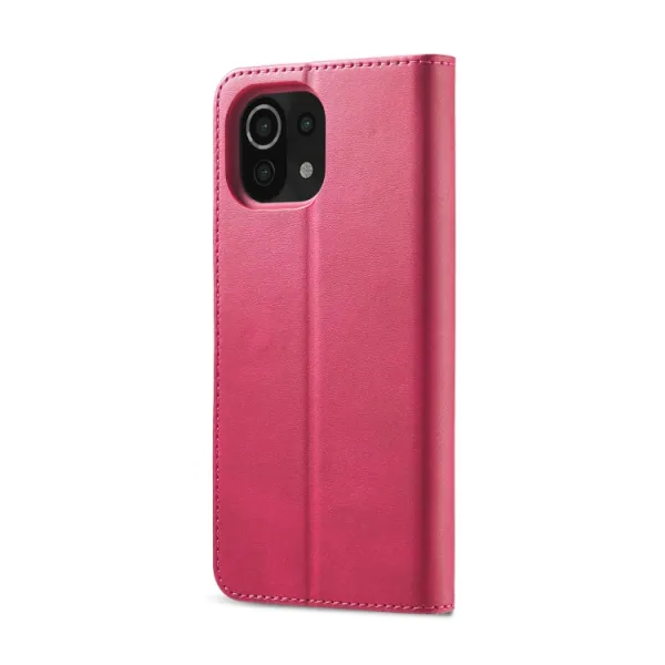 IMEEKE Peňaženkový kryt Xiaomi Mi 11 ružový
