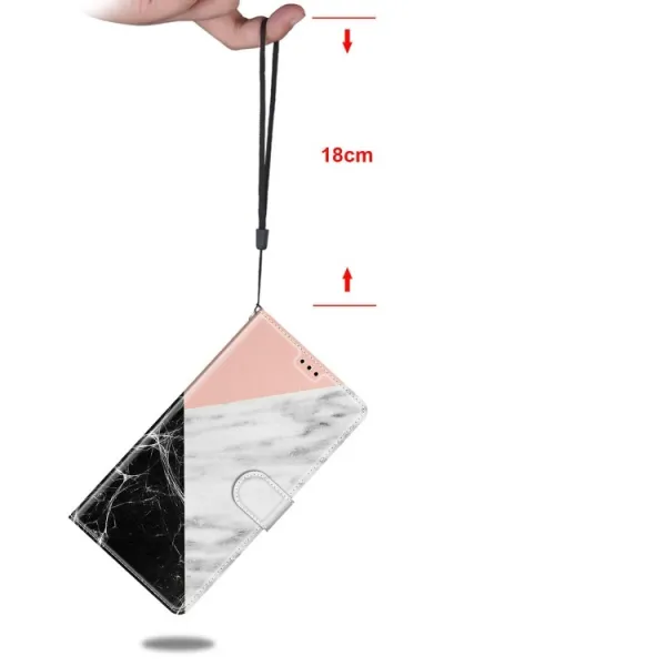ART Peňaženkový kryt pre  Apple iPhone 11 Pro PINK MARBLE